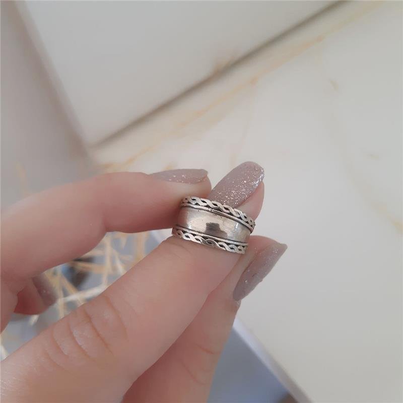 ANEL PRATA 925 FALANGE BOHO TRANÇAS REGULÁVEL