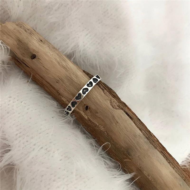 ANEL PRATA 925 ALIANÇA CORAÇÕES