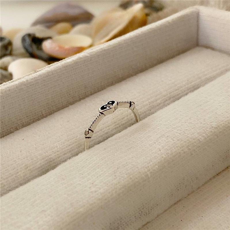 ANEL PRATA 925 ALIANCINHA CORAÇÃO