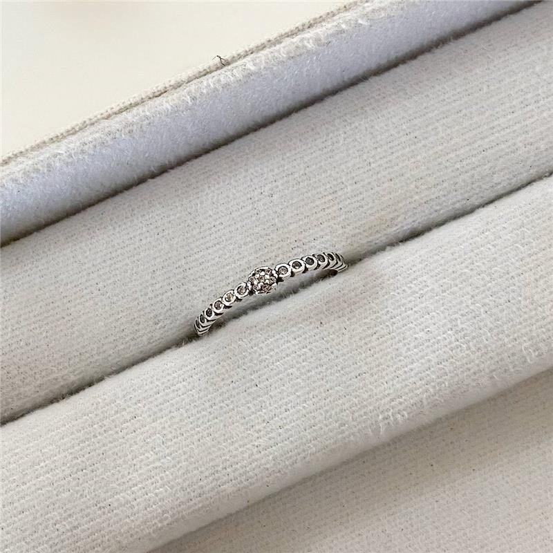 ANEL PRATA 925 ALIANCINHA CRAVEJADA