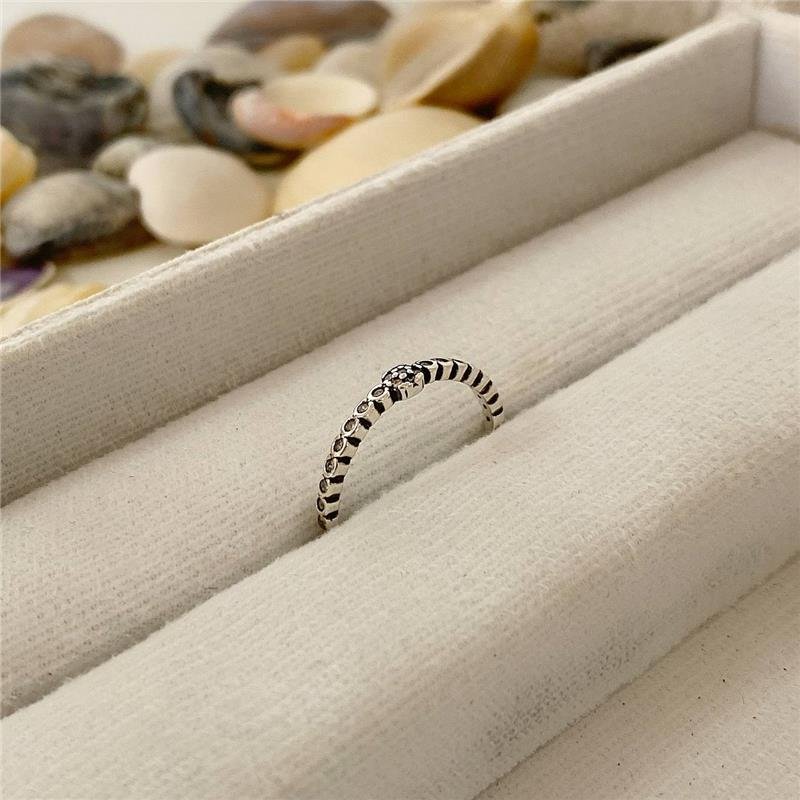 ANEL PRATA 925 ALIANCINHA CRAVEJADA