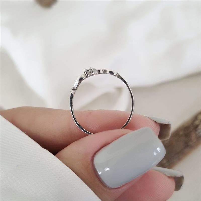 ANEL PRATA 925 ALIANCINHA DUPLO ONDULADO CRAVEJADO