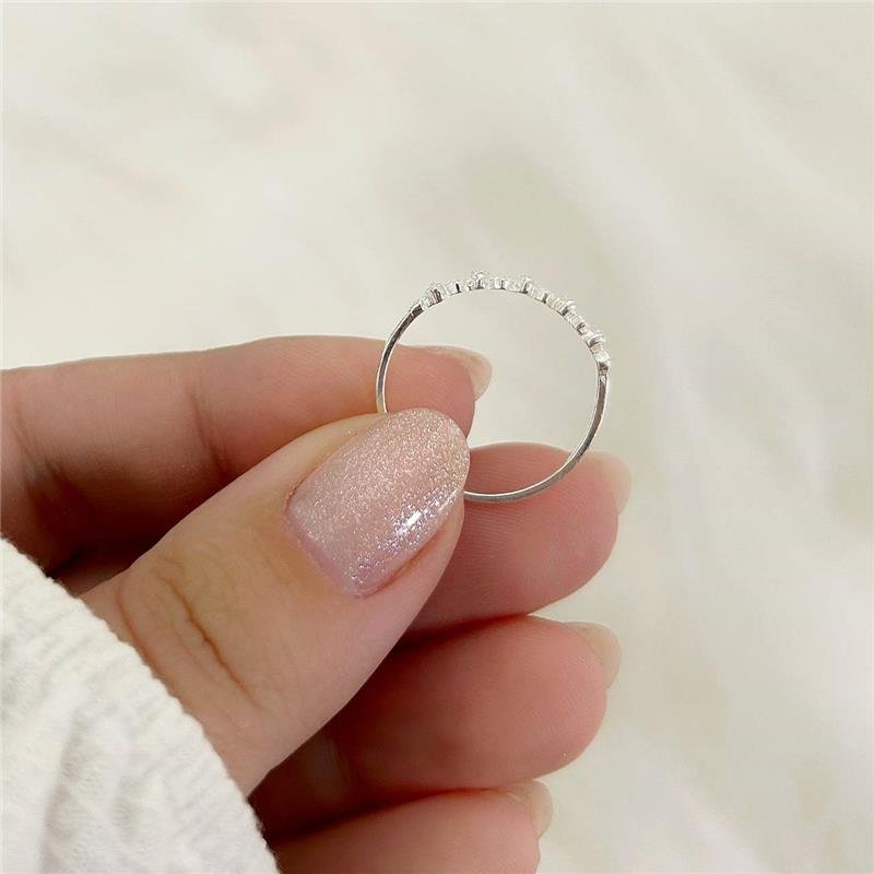 ANEL PRATA 925 ALIANCINHA LOSANGOS E CRAVEJADO