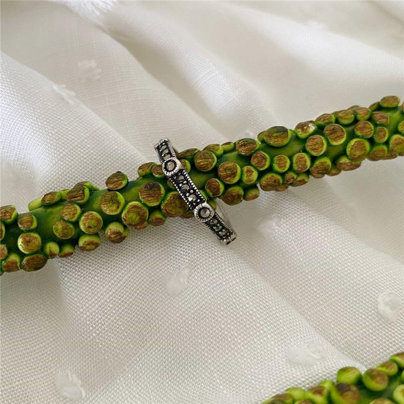 ANEL PRATA 925 ALIANCINHA QUATRO BOLINHAS