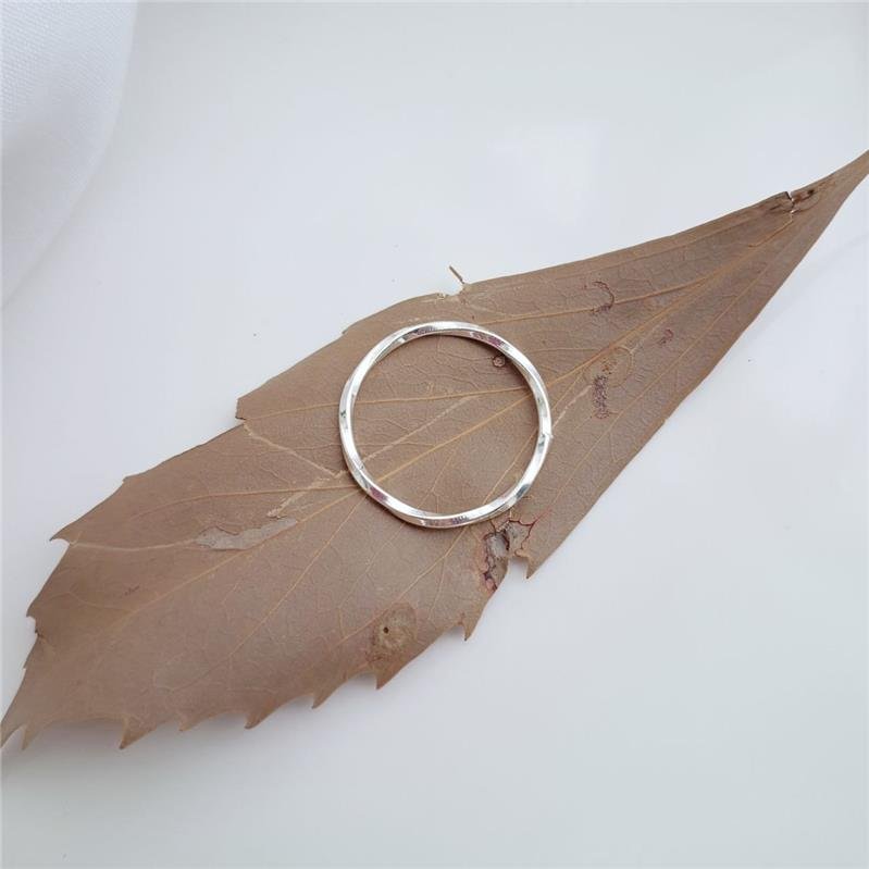 ANEL PRATA 925 ALIANCINHA TORCIDA LISA