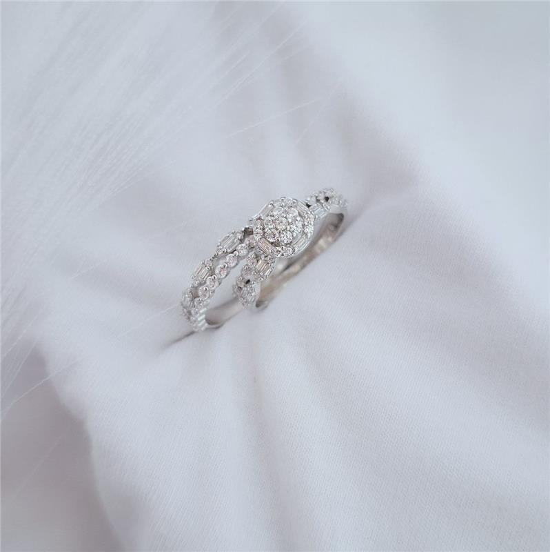 ANEL PRATA 925 APARADOR CRAVEJADO