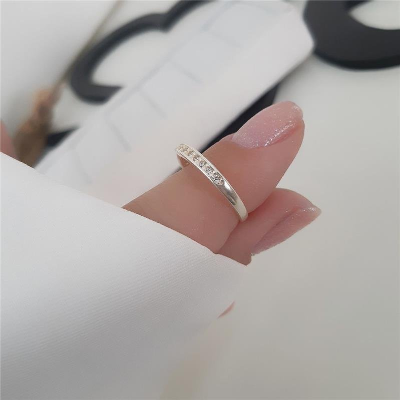 ANEL PRATA 925 APARADOR DE ALIANÇA INFINITO