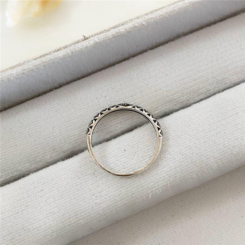 ANEL PRATA 925 APARADOR DE ALIANÇA LOSANGOS