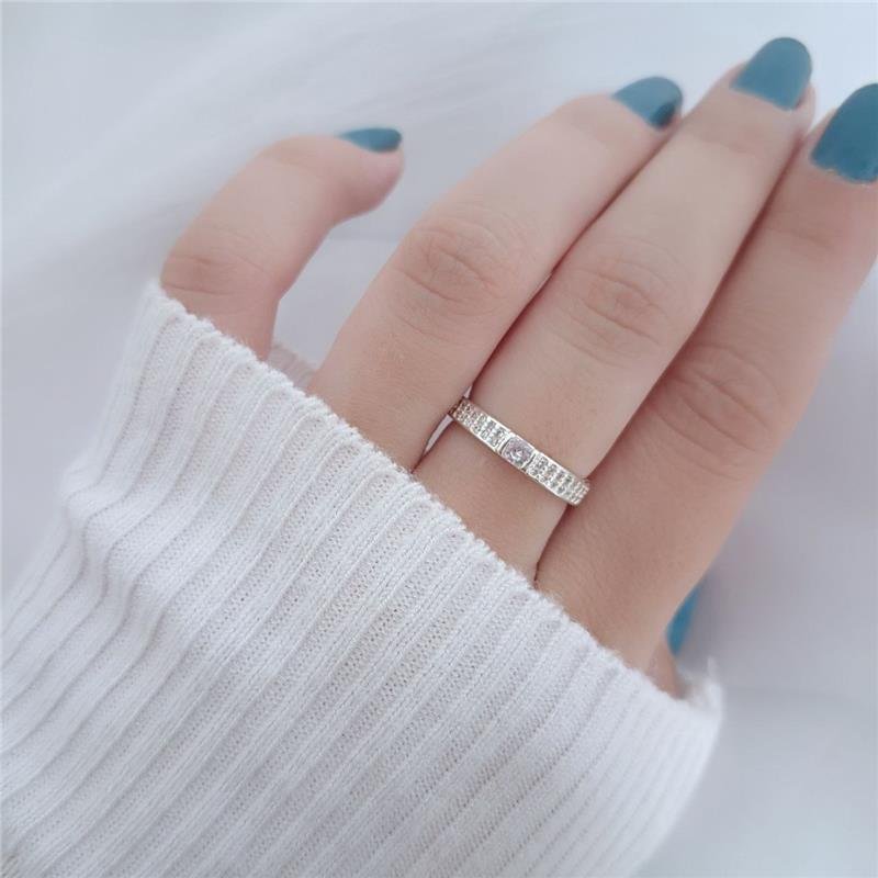 ANEL PRATA 925 APARADOR ZIRCONIA QUADRADA