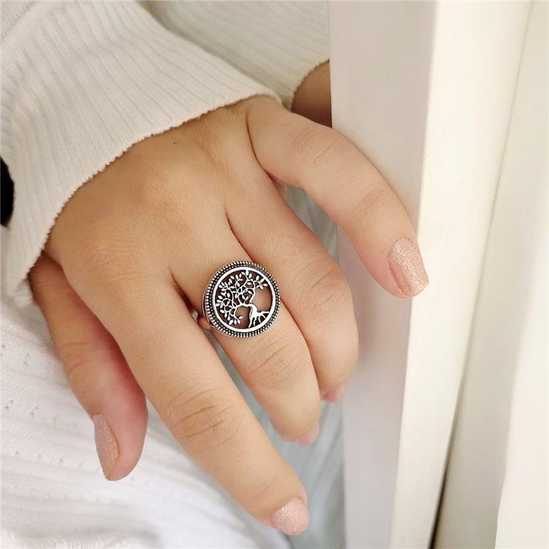 ANEL PRATA 925 ÁRVORE DA VIDA