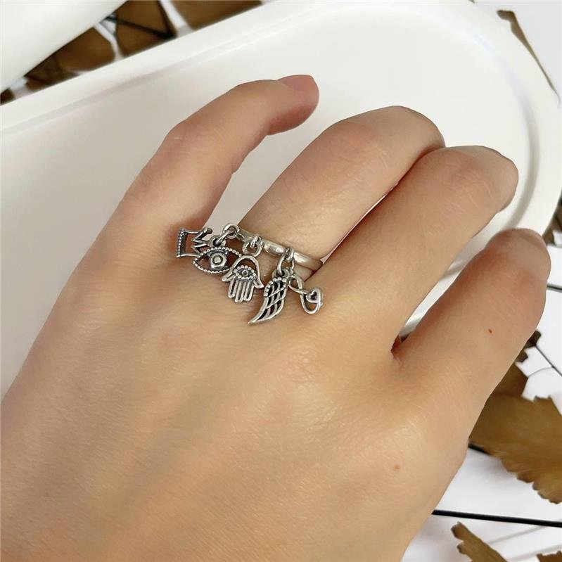 ANEL PRATA 925 BALI CHARMS PENDURADOS