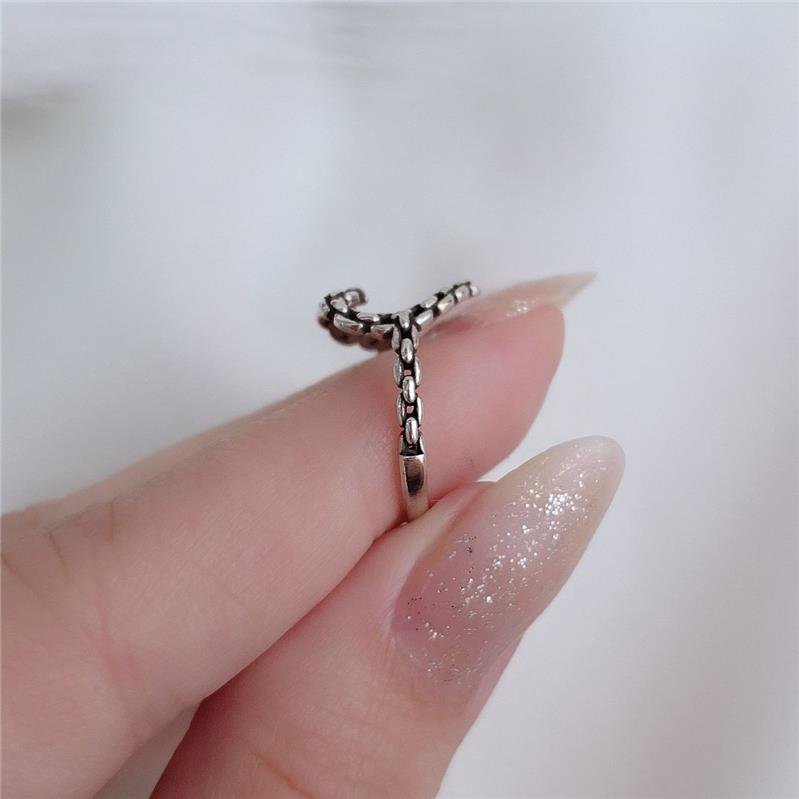 ANEL PRATA 925 BALI CORAÇÃO DETALHE ELOS