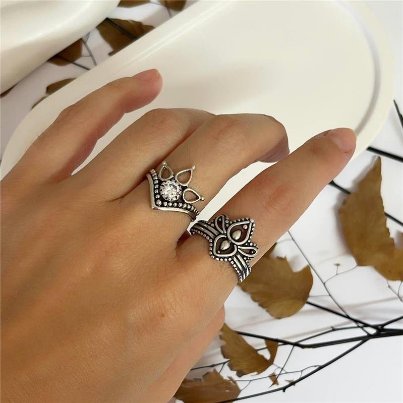 ANEL PRATA 925 BALI COROA 3 ZIRCONIAS