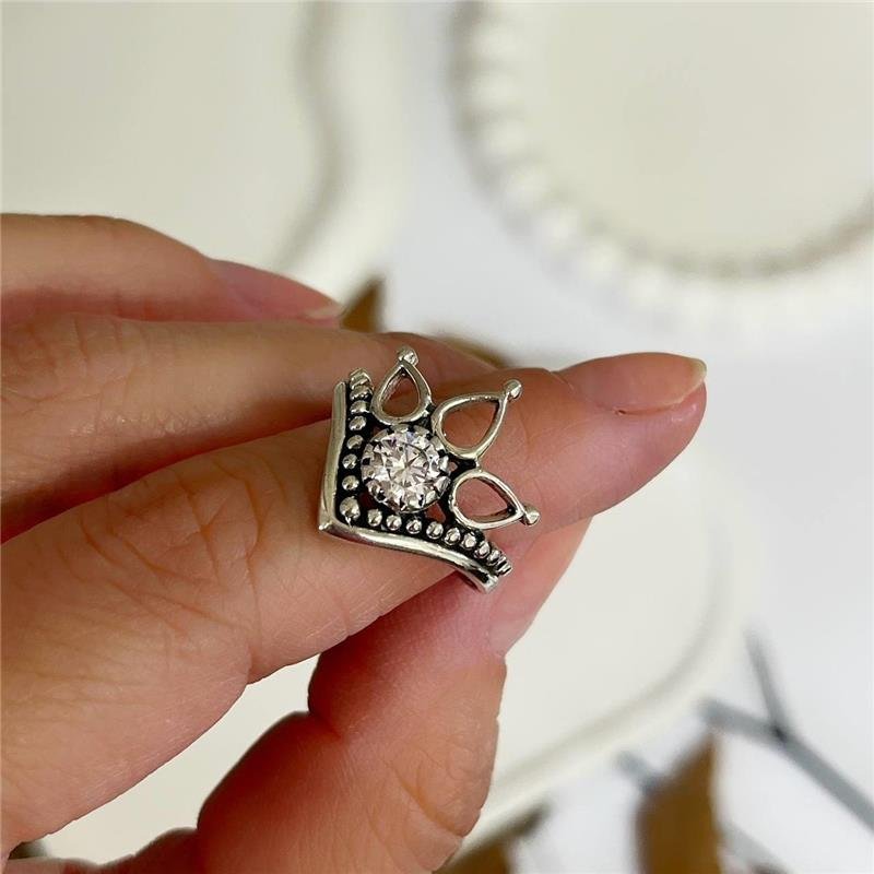 ANEL PRATA 925 BALI COROA 3 ZIRCONIAS