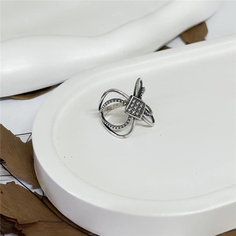 ANEL PRATA 925 BALI LINHAS VAZADAS MICROZIRCÔNIAS