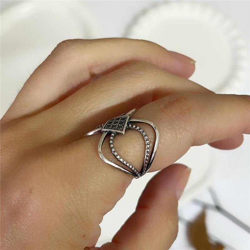 ANEL PRATA 925 BALI LINHAS VAZADAS MICROZIRCÔNIAS