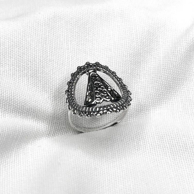 ANEL PRATA 925 BALI NOSSA SENHORA APARECIDA CRAVEJADA