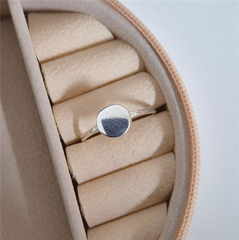ANEL PRATA 925 BASE CIRCULO