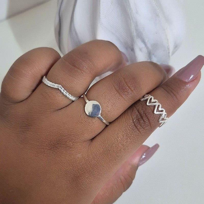 ANEL PRATA 925 BASE CIRCULO