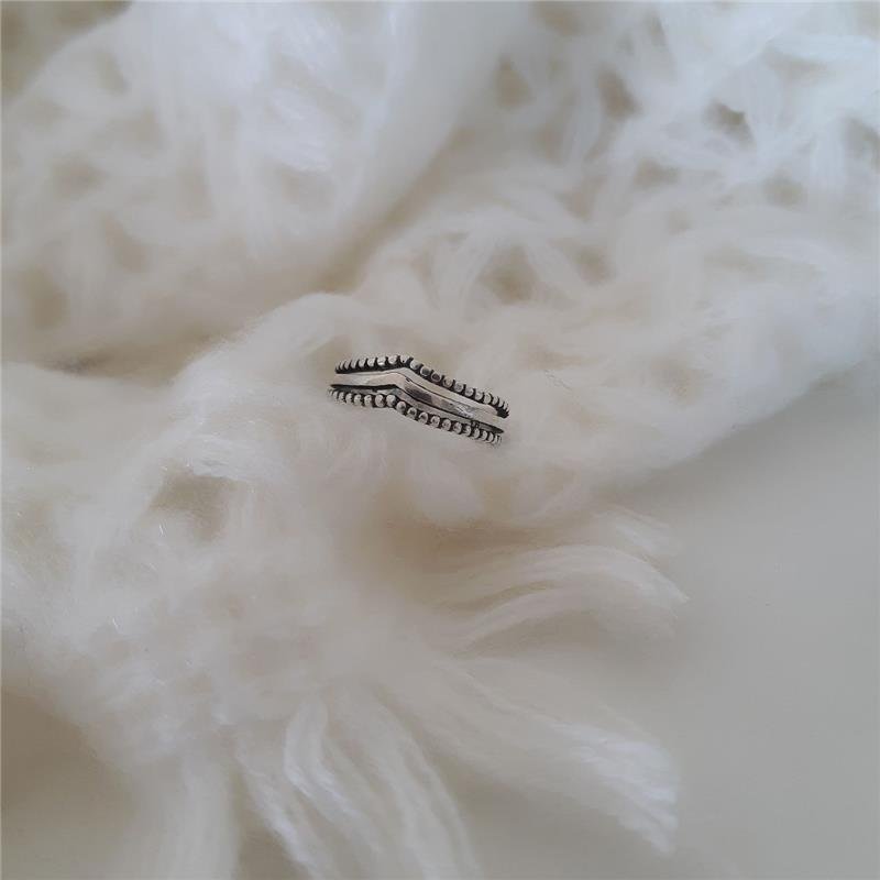 ANEL PRATA 925 BICO TRIPLO