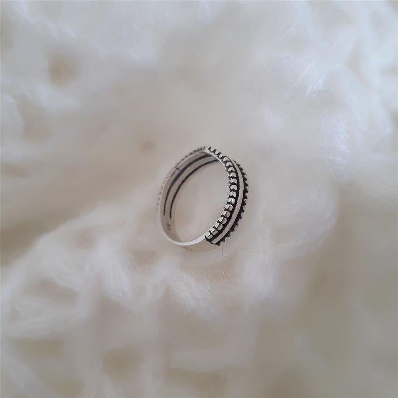 ANEL PRATA 925 BICO TRIPLO