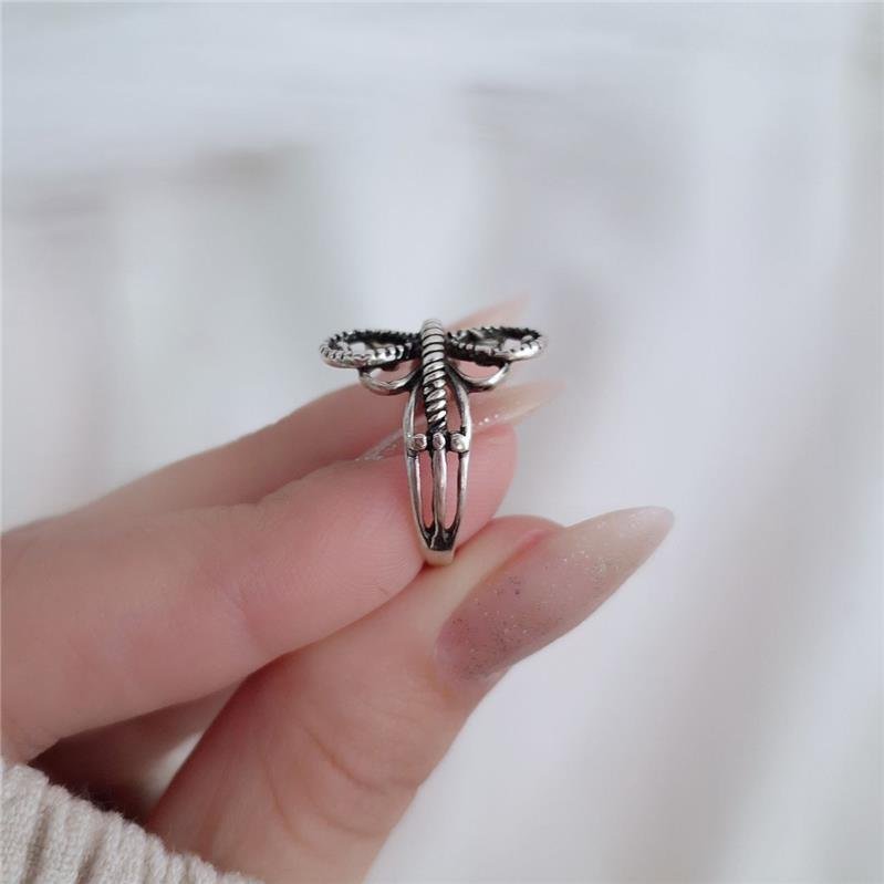 ANEL PRATA 925 BOHO CORDÃO NÓ CORAÇÃO E INFINITO