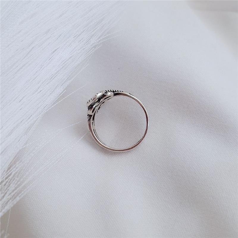 ANEL PRATA 925 BOHO CORDÃO NÓ CORAÇÃO E INFINITO