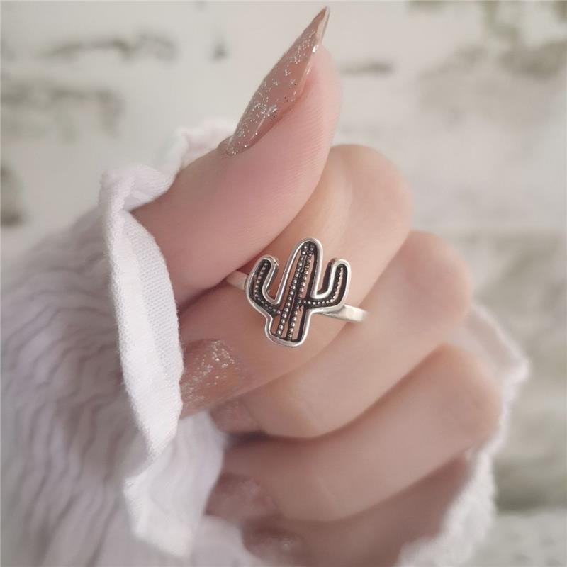 ANEL PRATA 925 CACTO 