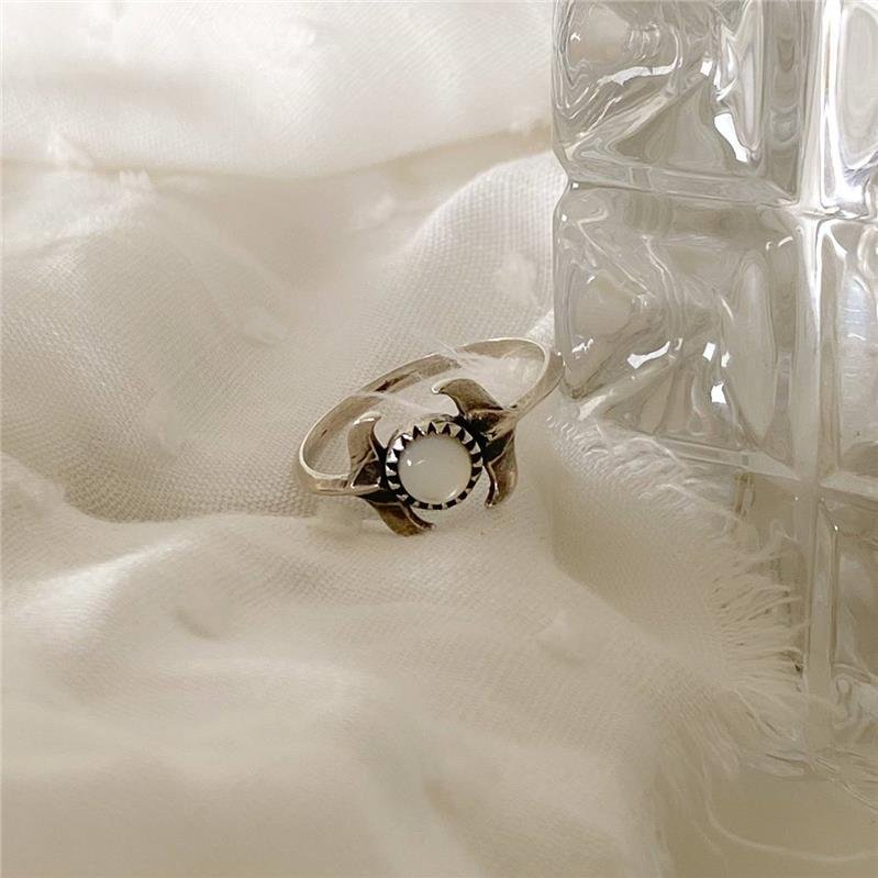 ANEL PRATA 925 CAUDAS COM PEDRA