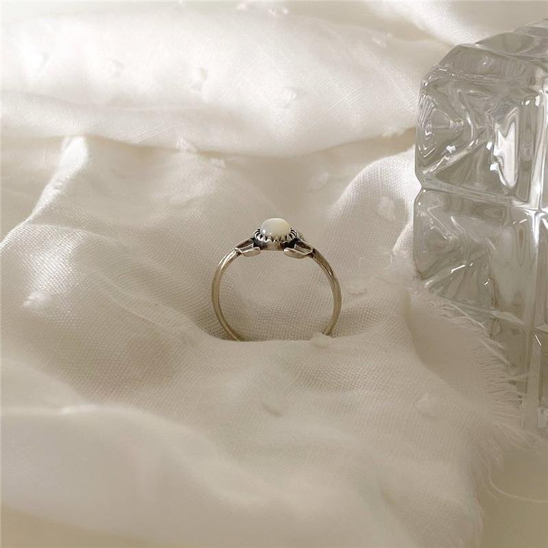 ANEL PRATA 925 CAUDAS COM PEDRA