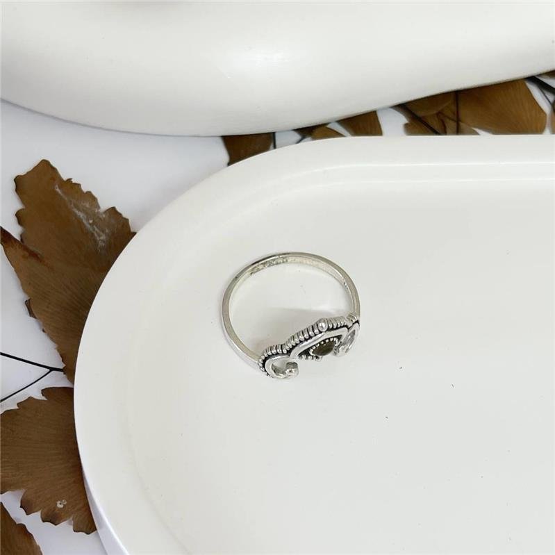 ANEL PRATA 925 COROA BOHO ABALONE