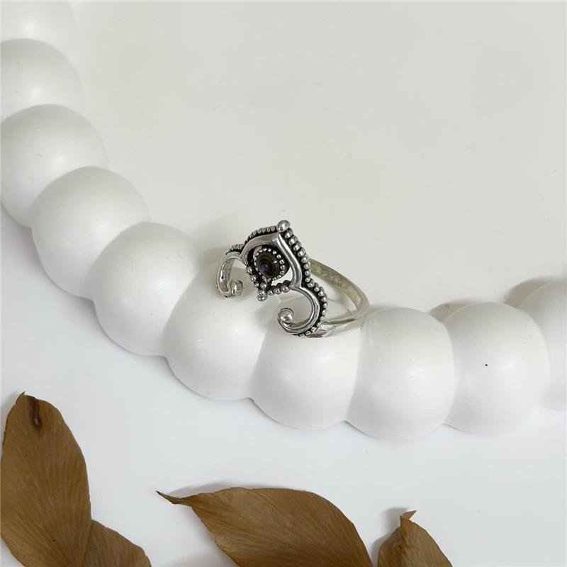 ANEL PRATA 925 COROA BOHO ABALONE