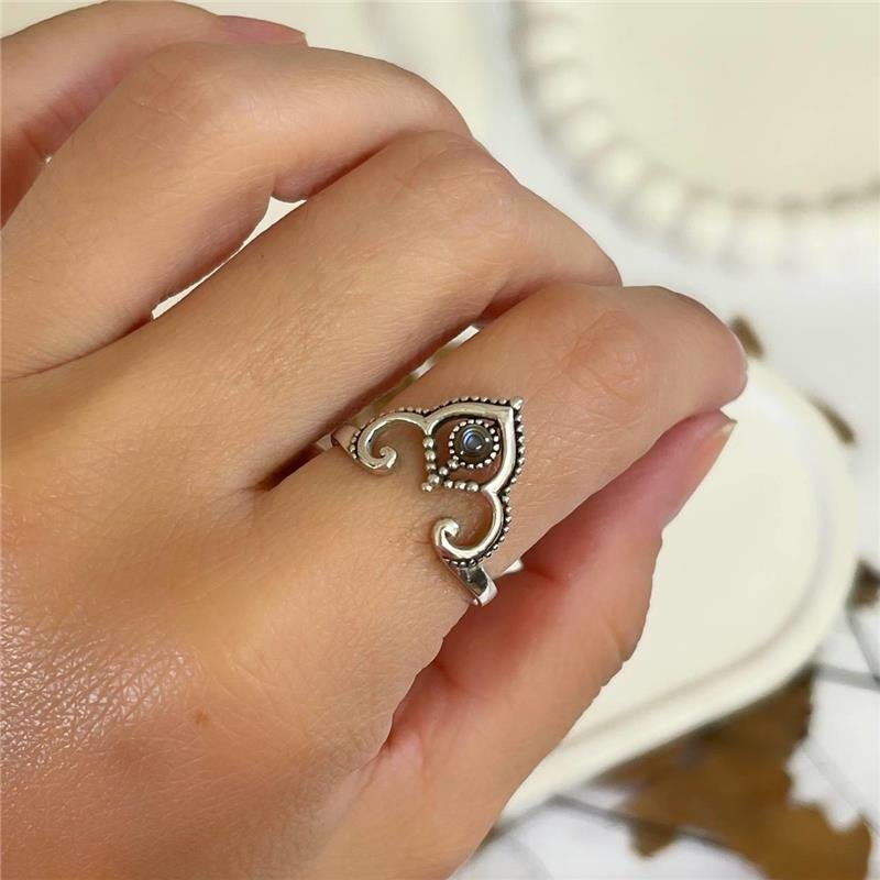 ANEL PRATA 925 COROA BOHO ABALONE