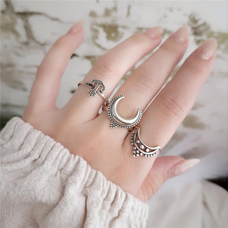 ANEL PRATA 925 COROA BUDA