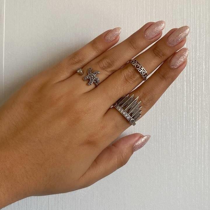 ANEL PRATA 925 COROA COCAR INDIGENA COM PEDRA