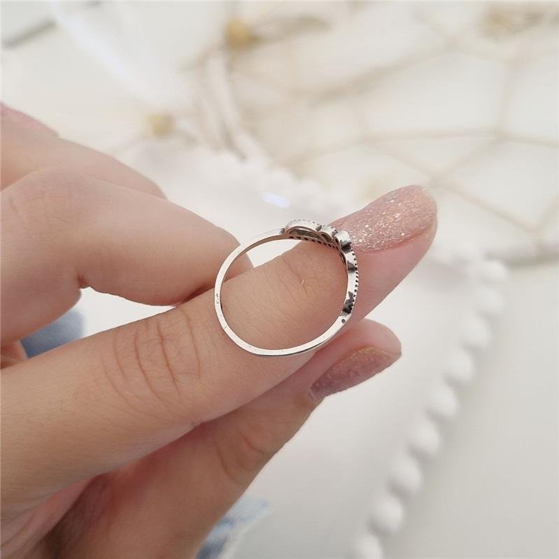 ANEL PRATA 925 COROA PRINCESA