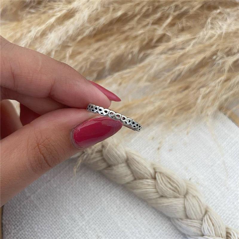 ANEL PRATA 925 CORRENTE DE INFINITOS 