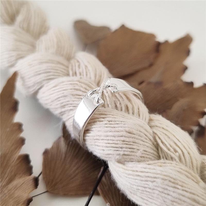 ANEL PRATA 925 COSTURA EM X