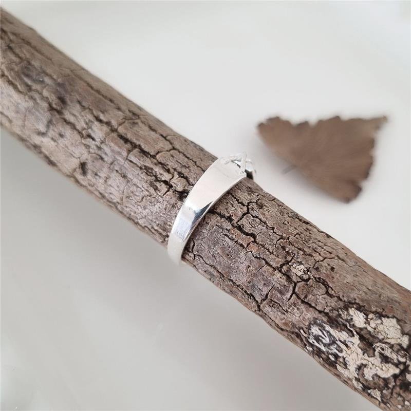 ANEL PRATA 925 COSTURA EM X