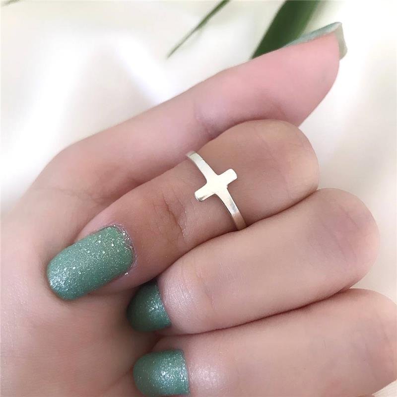 ANEL PRATA 925 CRUZ LISA