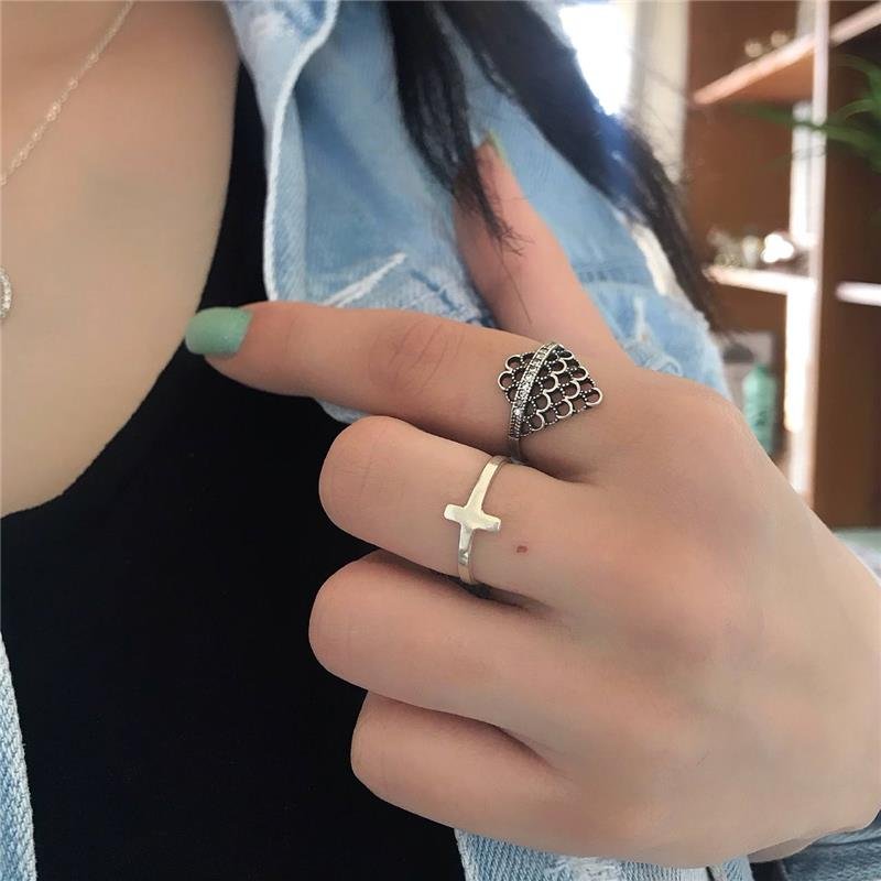 ANEL PRATA 925 CRUZ LISA