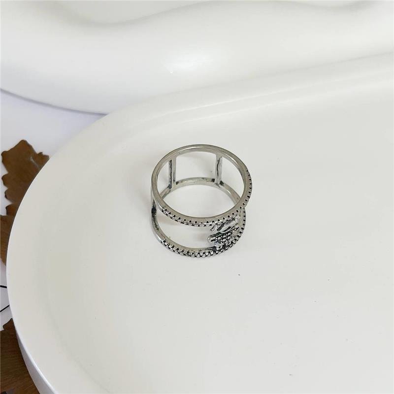 ANEL PRATA 925 DUPLO MENINA NO MEIO