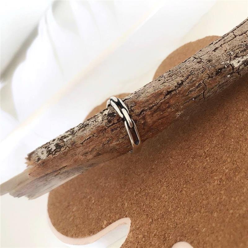 ANEL PRATA 925 ELOS CORRENTE