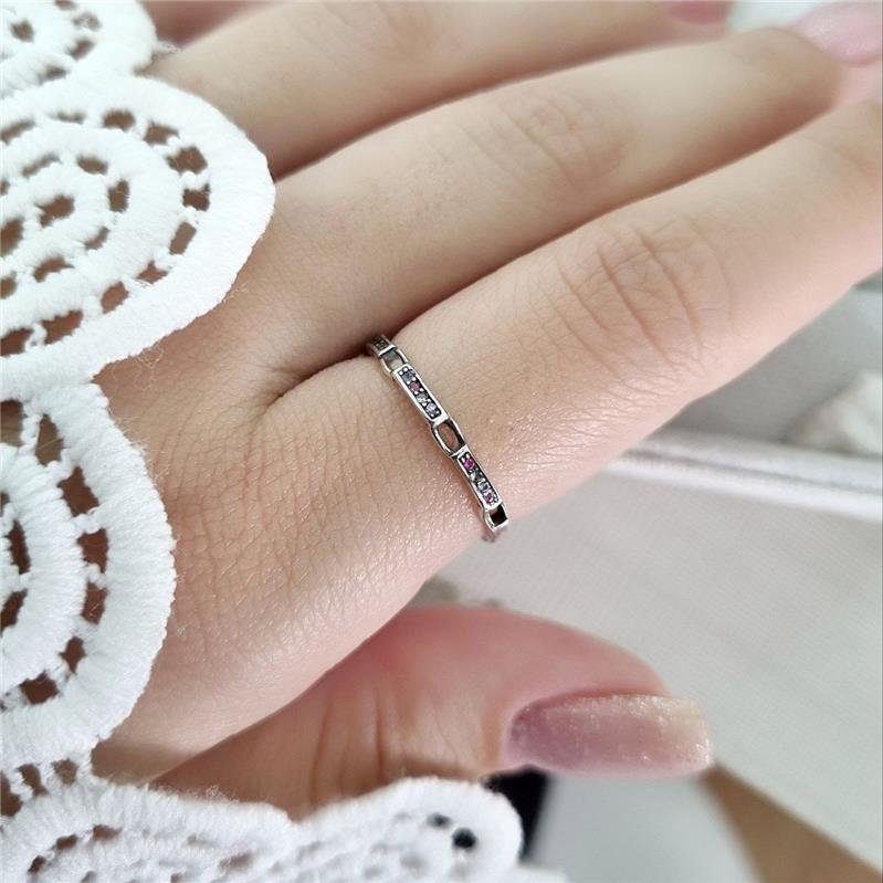 ANEL PRATA 925 ELOS ESTILO CARTIER PEDRAS COLORIDAS