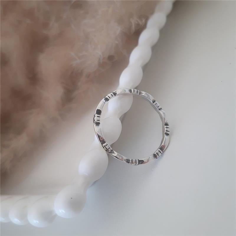 ANEL PRATA 925 ENTRELAÇADO 