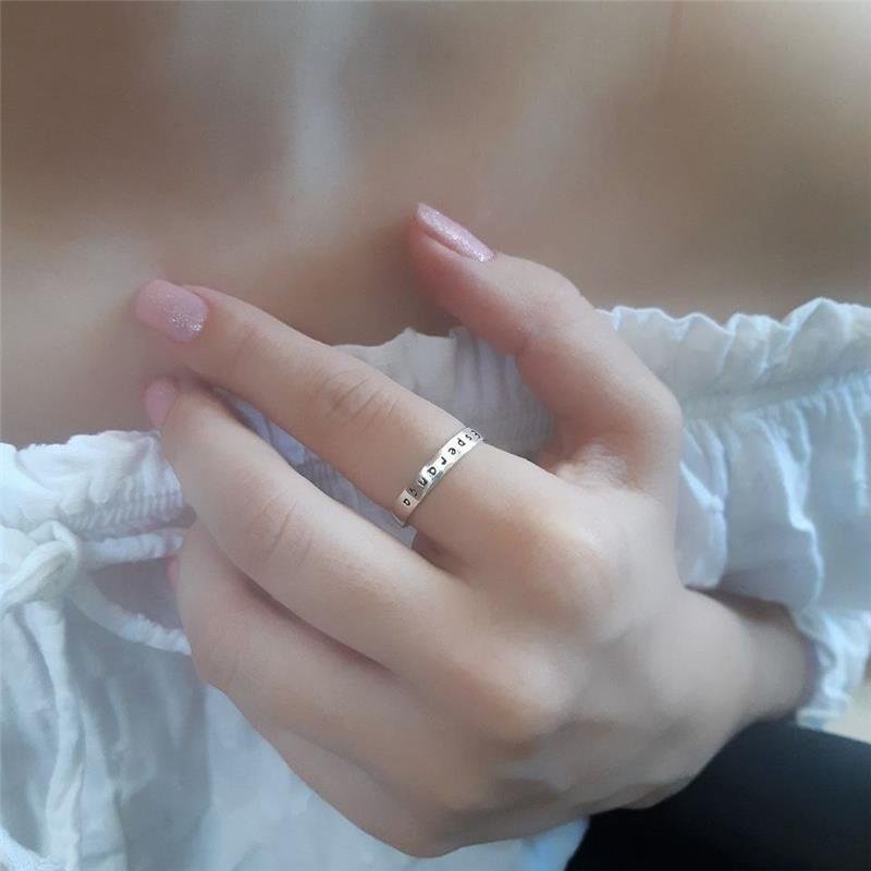 ANEL PRATA 925 ESCRITA ESPERANÇA