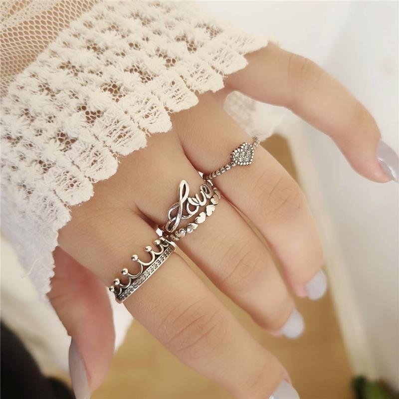 ANEL PRATA 925 ESCRITA LOVE