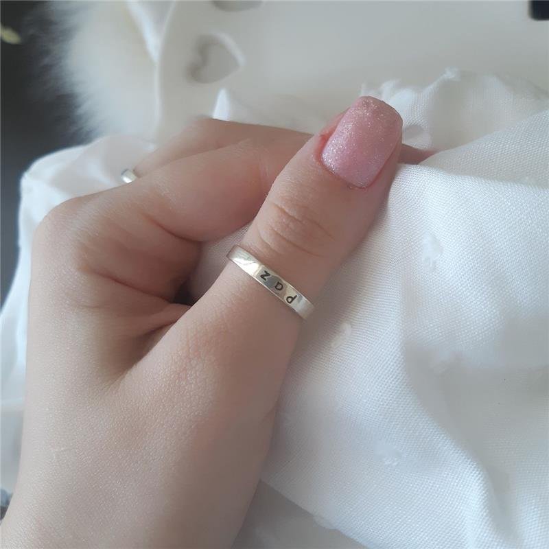 ANEL PRATA 925 ESCRITA 'PAZ'