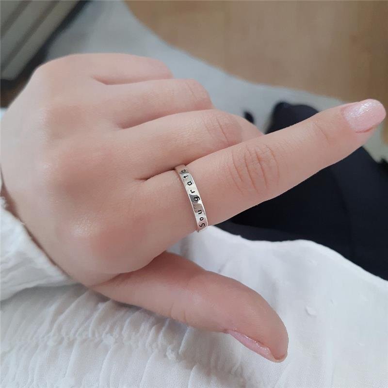 ANEL PRATA 925 ESCRITA SOU GRATA