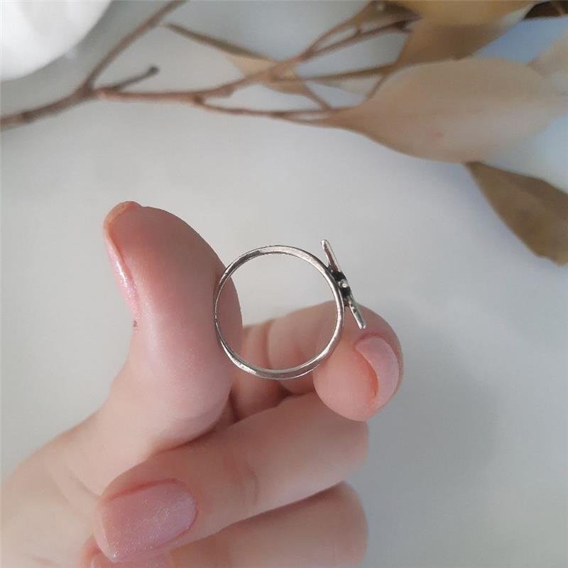 ANEL PRATA 925 ESPÍRITO SANTO COM ZIRCÔNIA